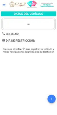 Restricción vehicular La Paz android App screenshot 2